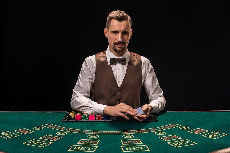 Permainan Blackjack dengan dealer profesional